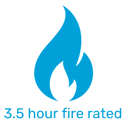 3.5 hour fire rated icon
